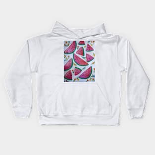 Floral watermelon Kids Hoodie